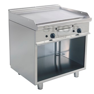 fry top gas piastra liscia professionale L 70