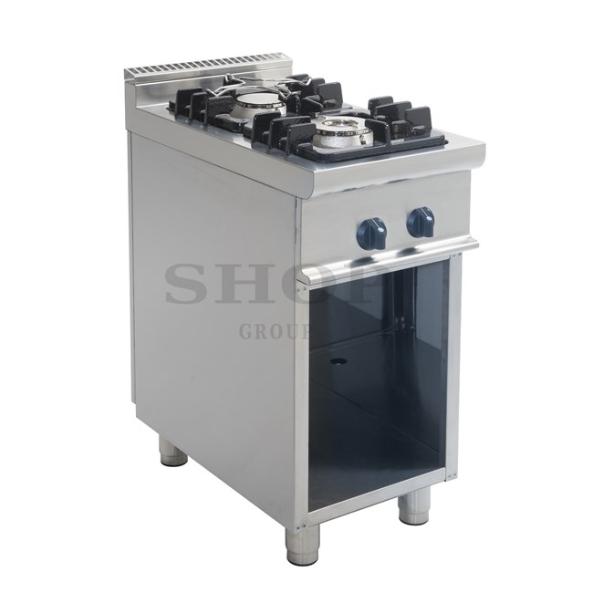 Cucina gas 2 fuochi su vano 9 Kw L 40