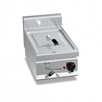 Friggitrice professionale elettrica 10 lt inox da banco