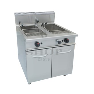 Cuocipasta elettrico professionale con 2 vasche  