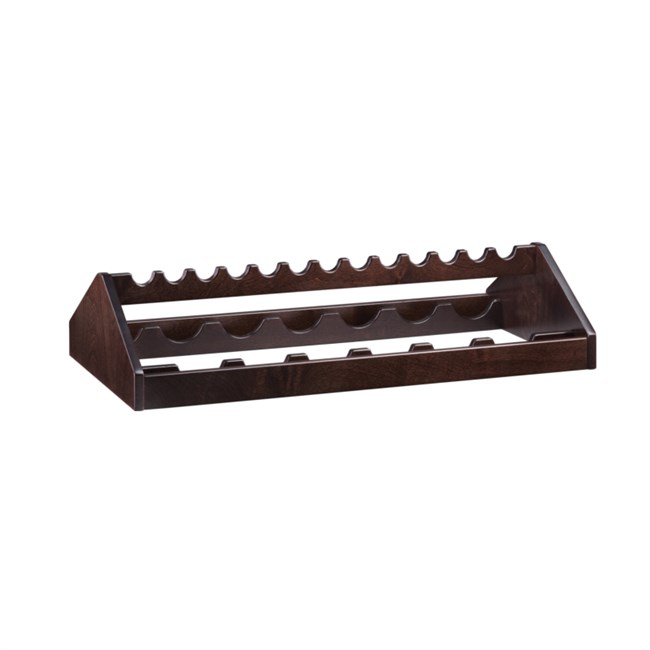 Espositore per vino in legno wengè 88x46x19