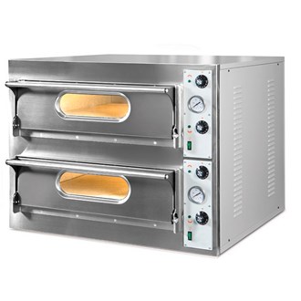 Forno pizzeria professionale elettrico 2 camere di cottura