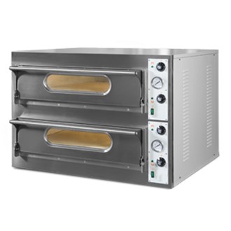Forno Pizzeria professionale 2 camere 9+9 pizze Ø 36