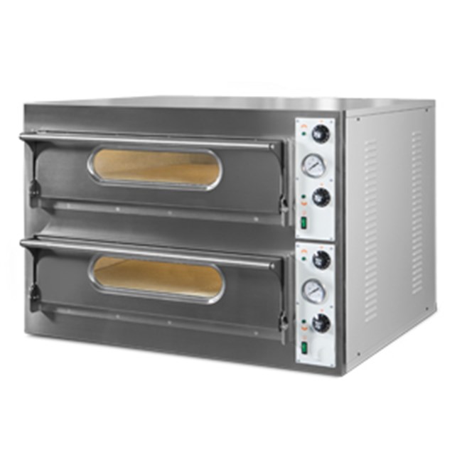 Forno Pizzeria professionale 2 camere 9+9 pizze Ø 36