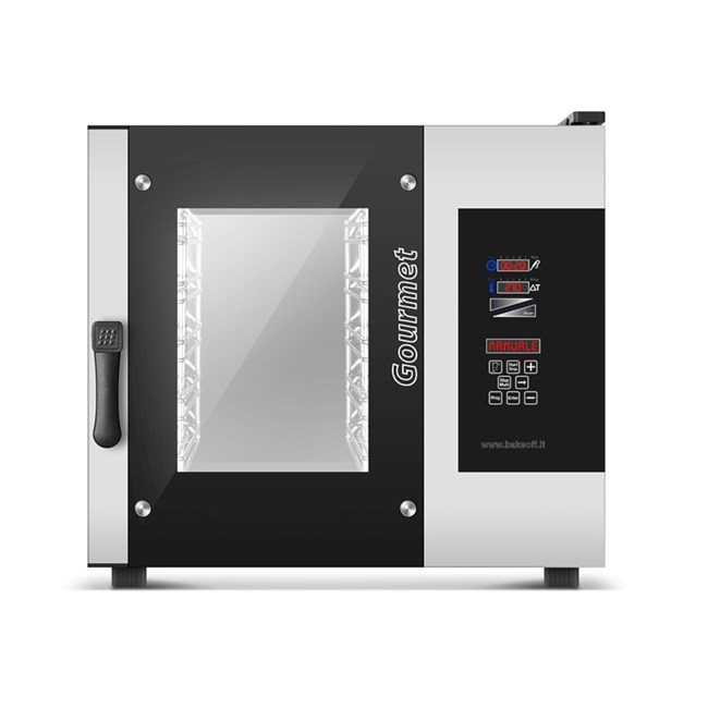 Forno ristorante a convezione vapore 5 teglie GN1/1 potenziato