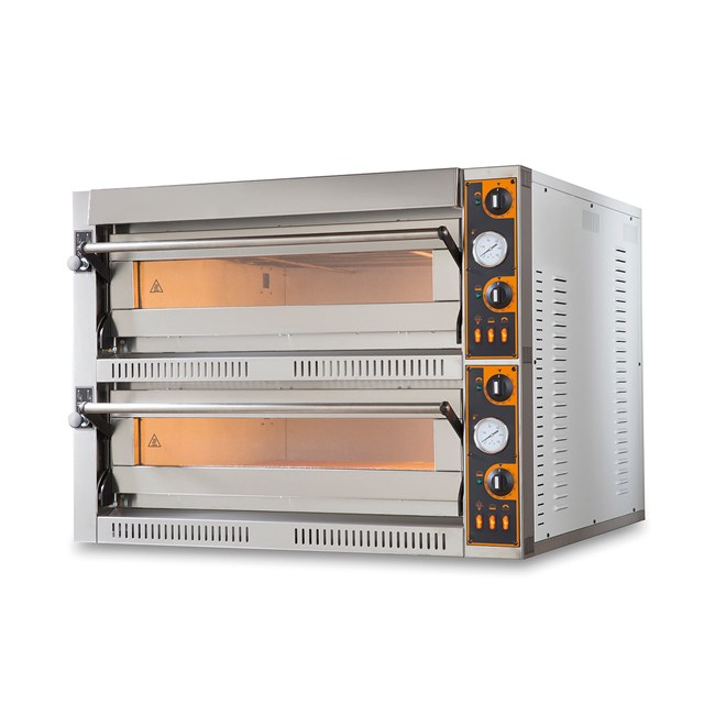 Forno pizza elettrico doppia camera di cottura