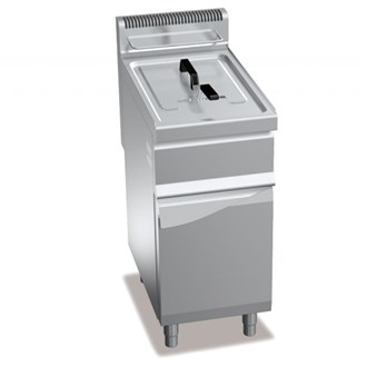 Friggitrice a gas professionale inox 15 lt