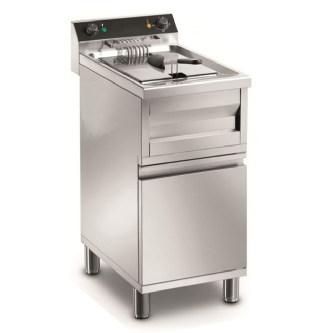 Friggitrice elettrica professionale armadiata 12 lt