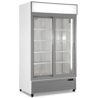 Frigo bibite doppia anta scorrevole ventilato 607 Lt