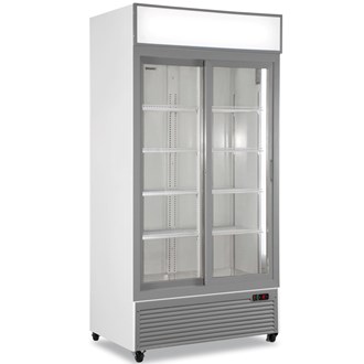 Frigo bibite doppia porta scorrevole ventilato 607 Lt
