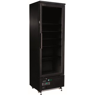 Vetrina frigo bibite porta battente 193 Lt nero Forcar 