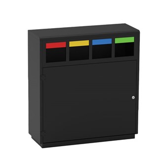 Pattumiera gettacarte per raccolta differenziata 3x40 Lt