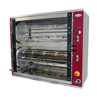 Girarrosto planetario gas DOUBLE GRILL 84 Polli
