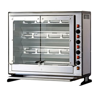 Girarrosto verticale elettrico ELBA 24 polli 4 aste 