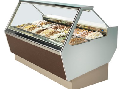 Vetrina per gelateria