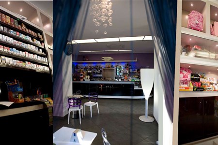 Arredamento bar con tabaccheria