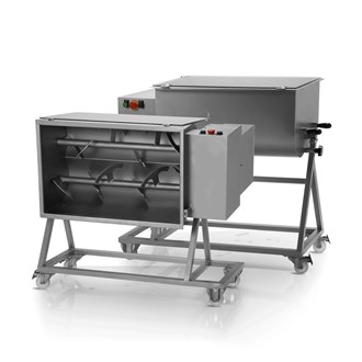 Impastrice per carne 30 Kg monopala su carrello