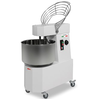 Impastatrice a spirale testa fissa 16 lt 12kg 2 velocità trifase
