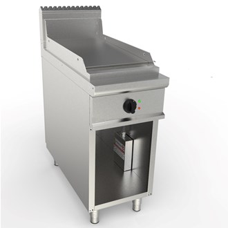 Fry top professionale elettrico piastra liscia L 40