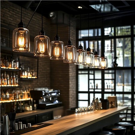 Illuminazione bar