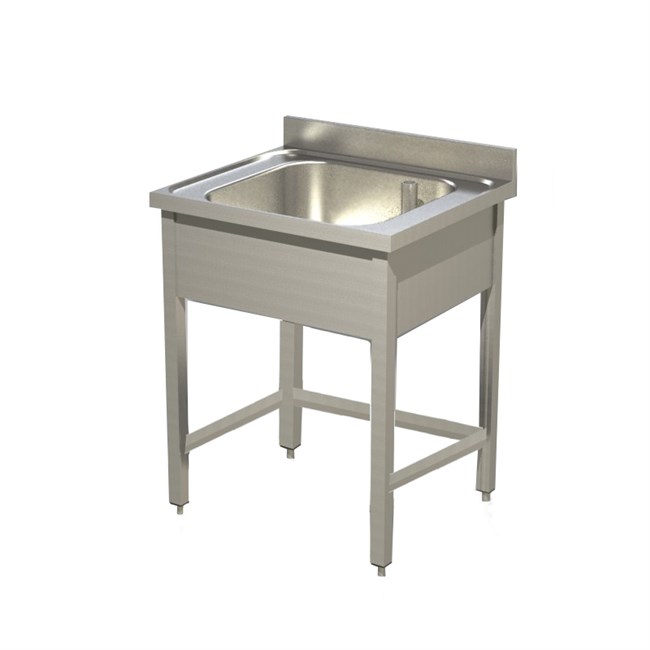 lavatoio / lavello acciaio inox  una vasca professionale