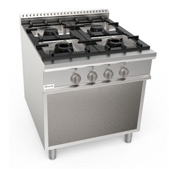 Cucina gas 4 fuochi su vano 19,9 kw L 80