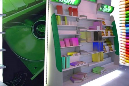 Arredamento negozi libreria cartoleria Viterbo