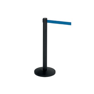 Colonna separacode nastro retraibile blu