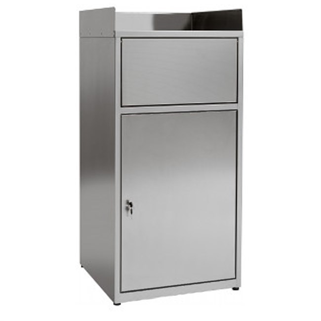 Pattumiera inox AISI 430 svuota vassoi