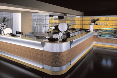 Progetto bar grandi spazi