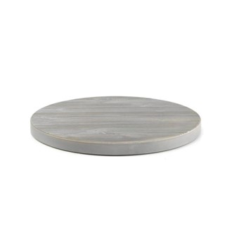 Piano in legno di pino grigio roccia Ø 60 cm