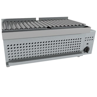 Piastra Yakitori elettrico da banco 1 bruciatore