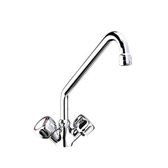 Rubinetto monoforo a lavello canna "C" da 300