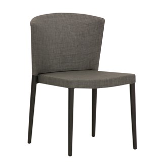 sedia in alluminio verniciato e textilene senza braccioli 