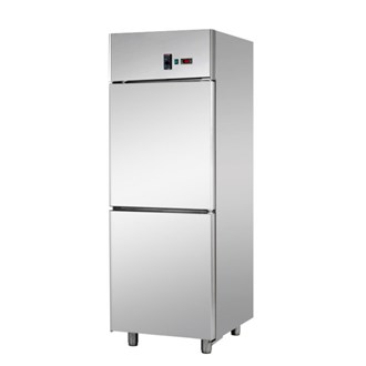 Armadio Statico in Acciaio inox 0/+10&#176;C 600 lt 2 Sportelli