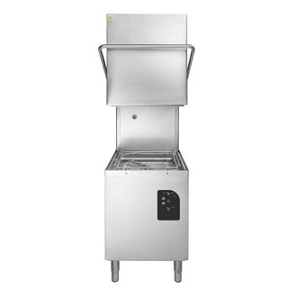 Lavastoviglie a capotta cesto quadro 50x50 con dosatore detersivo