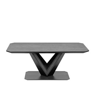tavolino in metallo 1666-TF23 L120 x P60 x H45 cm