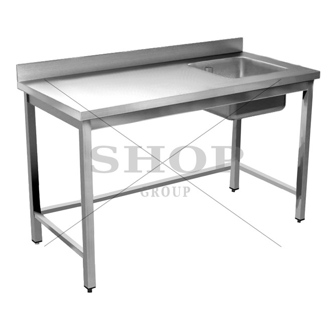 tavolo inox con lavello