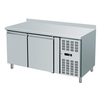 Tavolo refrigerato BT -18-22&#176;C 2 porte con alzatina