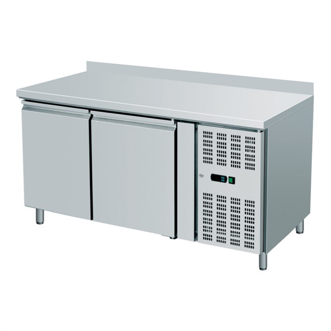 Tavolo refrigerato TN 2 porte in acciaio inox AKS2204TN