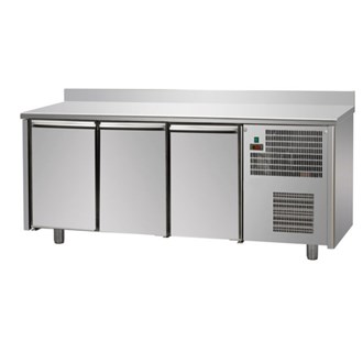 tavolo refrigerato p 600 3 porte + alzatina