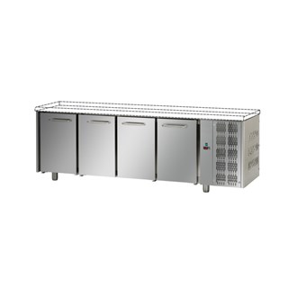 Tavolo refrigerato pasticceria 4 porte senza piano lavoro P 800 M