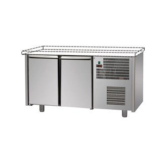 tavolo refrigerato p 600 2 porte senza piano