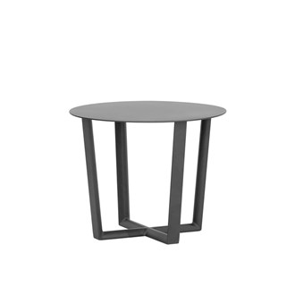 Tavolino esterno rotondo piano legno Ø 55 x H45 cm