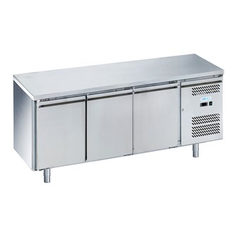 Tavolo refrigerato inox economico 3-porte forcold G-GN3100TN-FC