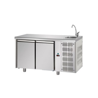 Tavolo refrigerato TN 2 porte e lavello M