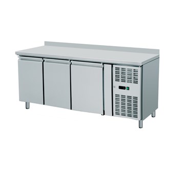 Tavolo refrigerato P 60 3 porte con alzatina -2+8