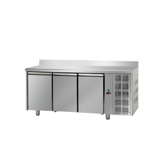 Tavolo refrigerato TN 3 porte e alzatina P 800 M