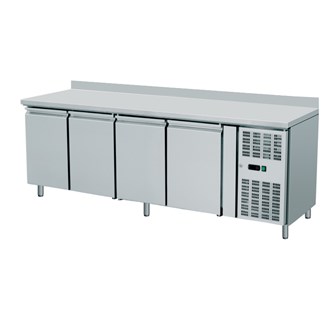 Tavolo refrigerato BT -18/-22°C 4 porte con alzatina
