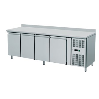 Tavolo refrigerato BT -18/-22&#176;C 4 porte con alzatina 